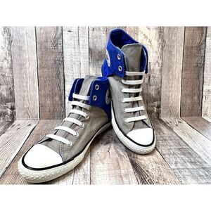 Converse 630387F Blue Grey Peel Back High Top Sneakers Shoe Size 6 Juniors